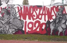 Niesamowity mural w Legionowie "1050 lat chwały polskiego oręża"