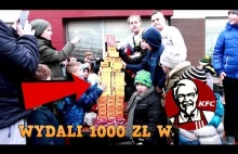 KFC ROULETTE CHALLENGE ZA 1000 ZŁ Z WIDZAMI - KUPILI ZA 1000 ZŁ W KFC !!!!