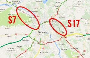 Budowa kluczowej dla Stolicy S7 i Wschodniej Obwodnicy Warszawy utknęła