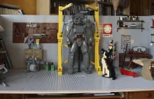 Garaż w stylu Fallout 4 z klocków LEGO