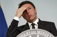 "Przegrałem" - Lewicowy premier Włoch Matteo Renzi podaje się do dymisji