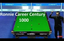 Ronnie O'Sullivan wbija historyczną, tysięczną setkę