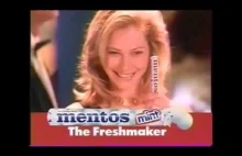 Mentos-Blok reklamowy z lat 90'