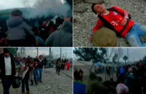 Granica grecko-macedońska: tysiące migrantów próbuja przekroczyć granicę