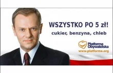 Platforma spełnia obietnice. Wprowadza cenę liniową: 5zł!