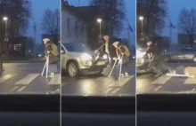 Udowodnili, że można wpaść pod własne auto. Kierowcy bez hamulców