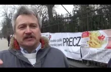 2015-02-25 dzień 7 Warszawa Protest Rolników, Zielone Miasteczko. Wazne ...