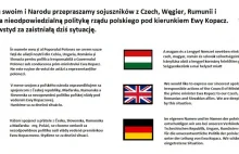 Polska złamała jedność Grupy Wyszehradzkiej