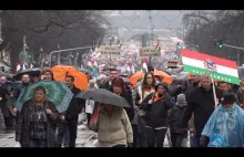 Historyczny marsz w stolicy Węgier z udziałem...