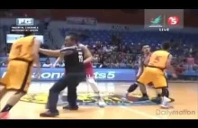 Bójka filipińskich koszykarzy