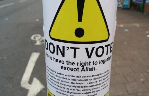 Walia Muzułmanie przekonują by nie iść na wybory.Tylko Allah ma ustanawiać prawo