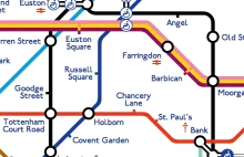 Mapa londyńskiego metra wykonana w HTML5 i CSS