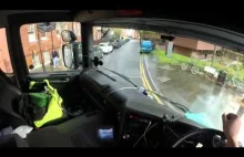 Jazda po Londynie z perspektywy kierowcy ciężarówki