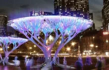 Sztuczne drzewa jak z Avatara na ulicach Bostonu