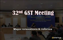 32nd GST Council Meeting raises Threshold for GST Registration