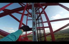Climbing the 80m Radio Tower (262ft