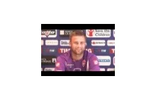 Artur Boruc na konferencji prasowej