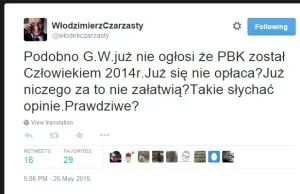 GW nie ogłosi PBK Człowiekiem Roku?