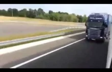 Kierowca ciężarówki i jego bolid