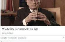 Dlaczego autorytet Władysława Bartoszewskiego dzieli Polaków?