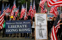 Protestujący w Hongkongu wzywają Trumpa, by wyzwolił miasto od chińskich rządów