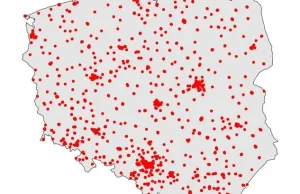 Mapa podboju. Zobacz, jak markety opanowały Polskę