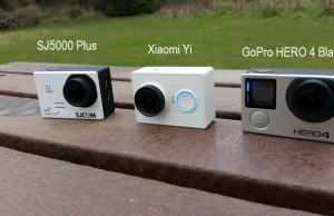 Pełny test kamery sportowej Xiaomi Yi i porównanie z SJ5000Plus i GoPro 4 Black