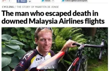 Holenderski kolarz drugi raz uciekł śmierci! Miał lecieć Malaysia Airlines.