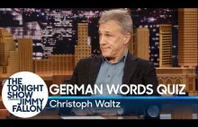 Christoph Waltz robi quiz najdłuższych niemieckich słów