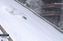 Groźny upadek Tomasa Vancury na skoczni mamuciej w Oberstdorfie
