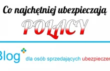 Co Polacy najchętniej ubezpieczają?