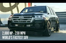 Toyota Land "Speed" Cruiser - SUV pędzący około 370km/h