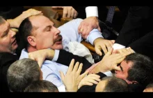 4 najbrutalniejsze bójki w ukraińskim parlamencie [Kult America