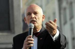 Janusz Korwin-Mikke w programie Kropka nad i.