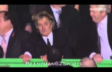 Rod Stewart płacze po wygranym meczu Celtic Glasgow z Barceloną