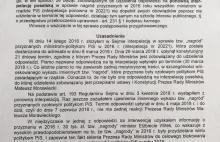 Zawiadomienie o podejrzeniu popeł. przestępstwa przez Mariusza Morawieckiego