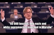 Mr Verhofstadt, Poles are no Nazis (Odpowiedź na oszczerstwa o Polakach w...