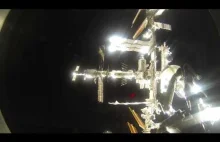 Dokowanie Sojuza TMA-16M do ISS przy utworze z filmu Interstellar