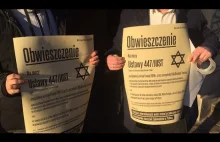 Kampania przeciw żydowskim roszczeniom - łapy precz od naszych kamienic.