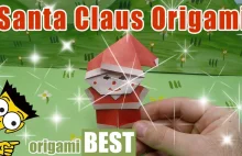 Very Simple Santa Claus From The Paper Origami - Origami BEST #origami