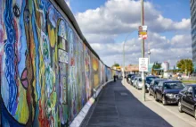 Mur berliński kiedyś i dziś.