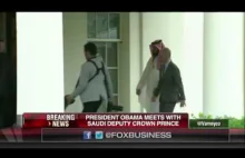 Tajne spotkanie z saudyjskim księciem w białym domu