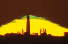 Zachód słońca przez teleskop