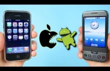 Pierwszy Iphon kontra pierwszy telefon z androidem. (iOS 1.0 vs Android 1.0)
