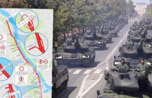 Defilada na Wisłostradzie. Utrudnienia dzień po dniu - Śródmieście