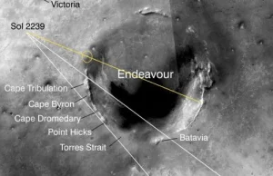 Opportunity dotarł do krateru Endeavour