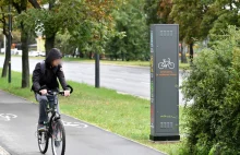 W Warszawie ustawiono radar dla rowerzystów. Mierzy ich prędkość