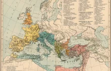 Imperium Rzymskie w roku 395 [Mapa]