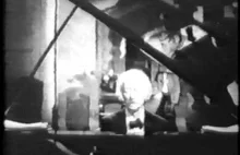 1937 rok. Ignacy Jan Paderewski gra "Sonatę księżycową" Bethovena