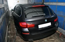 Litewski tir z kradzionymi autami marki BMW